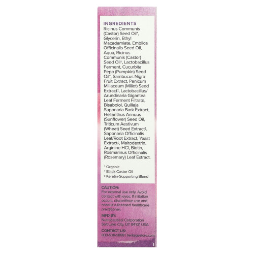 Heritage Store, Rizinus-Serum, 0,42 fl oz (12,5 ml) 2