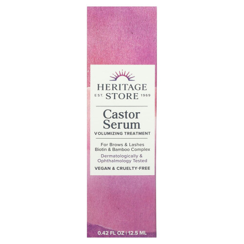 Heritage Store, Rizinus-Serum, 0,42 fl oz (12,5 ml) 1