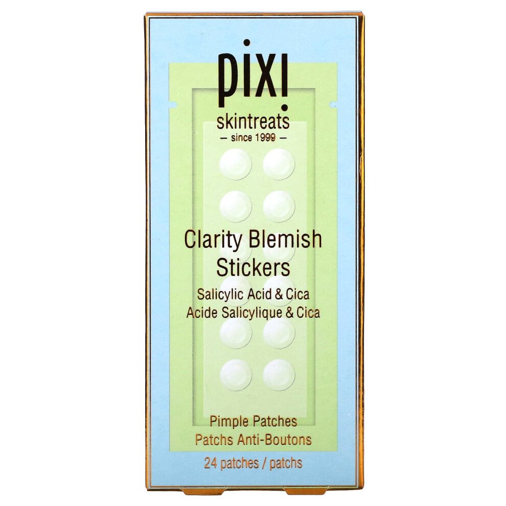 Pixi Beauty, Skintreats, Clarity Blemish Stickers, 24 Patches Green
