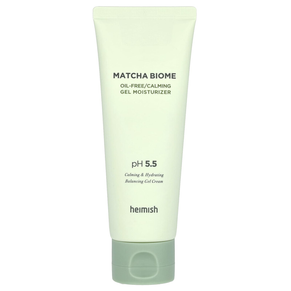Heimish Cream Matcha Biome, Calming Gel Moisturizer, Oil Free, 3.38 Fl Oz (100 Ml)