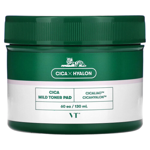 Cica Mild Toner Pad, 60 Pads, 130 ml 2