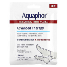 Aquaphor, Reparierende Fußmasken, 1 Paar, 0,7 fl oz (20 ml)