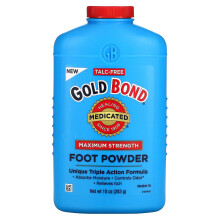 Gold Bond, Geneesmiddel Voetpoeder, 10 Ounce