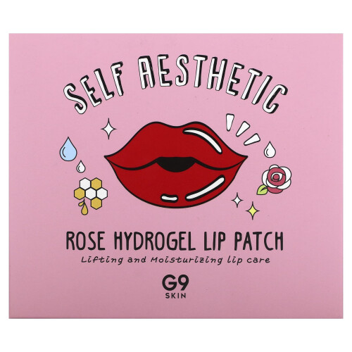 G9skin, Self Aesthetic, Patch di Lip Hydrogel, 5 Patch, 0,1 oz (3 g) Ogni 1