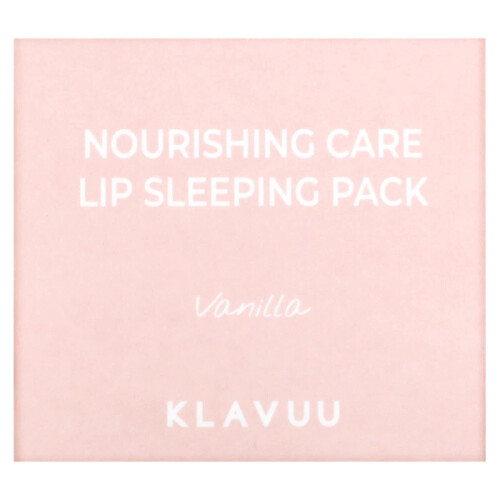 KLAVUU, Nährende Pflege, Lip Sleeping Pack, Vanille, 0,70 oz (20 g) 1