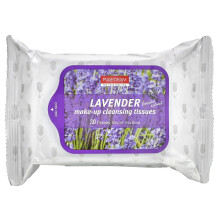 Purederm, Make-up-Reinigungstücher, Lavendel, 30 Tücher