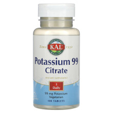 KAL, Kalium 99 Citrat, 99 mg, 100 Tabletten
