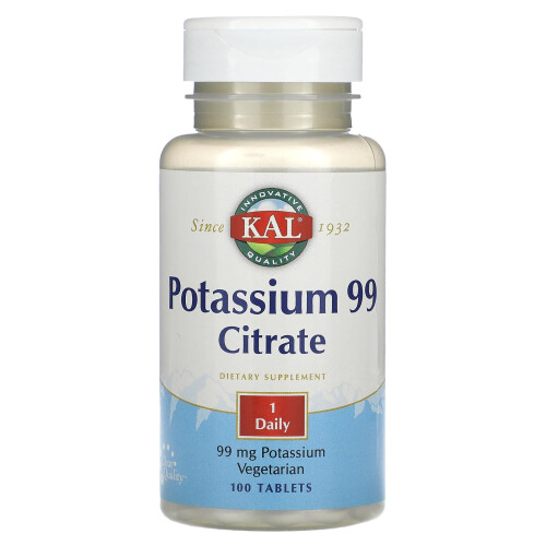 KAL, Kalium 99 Citrat, 99 mg, 100 Tabletten