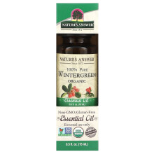 Nature's Answer, 100% Reines Organisches Ätherisches Öl, Wintergrün, 0,5 fl oz (15 ml)