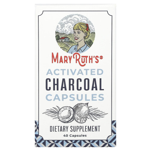 MaryRuth's, Capsules de Charbon Activé, 40 Capsules