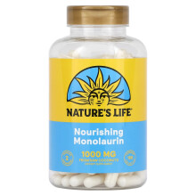 Nature's Life, Nourishing Monolaurin, 1.000 mg, 180 Kapseln (500 mg pro Kapsel)