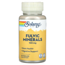Solaray, Fulvin-Minerale, 100 mg, 30 VegCaps