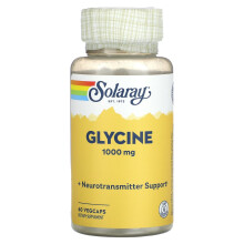 Solaray, Glycin, 1.000 mg, 60 VegCaps