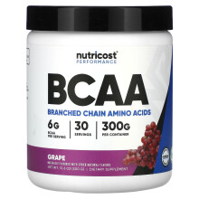 Nutricost, Performance, BCAA, Traube, 10,6 Unzen (300 g)