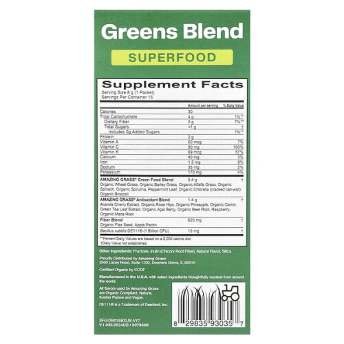 Super Aliment Mélange de Verts 1