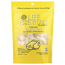 Life Essentials, Freeze Dried Chicken, For Cats and Dogs