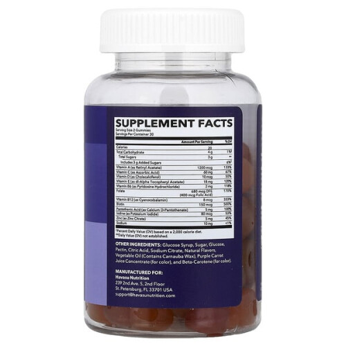 Multivitamin-Gummis, Orange, Erdbeere & Kirsche 1