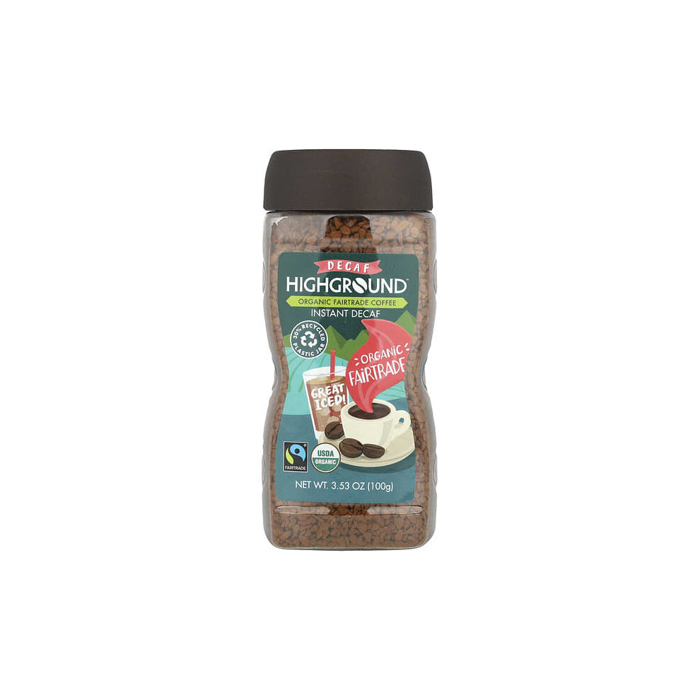 Organic Instant Coffee, Medium Roast, Decaf