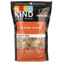 Healthy Grains, Granola-Cluster, Erdnussbutter