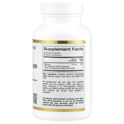 Complexe Triple Magnésium, Malate, Citrate et Bisglycinate Chélaté 1