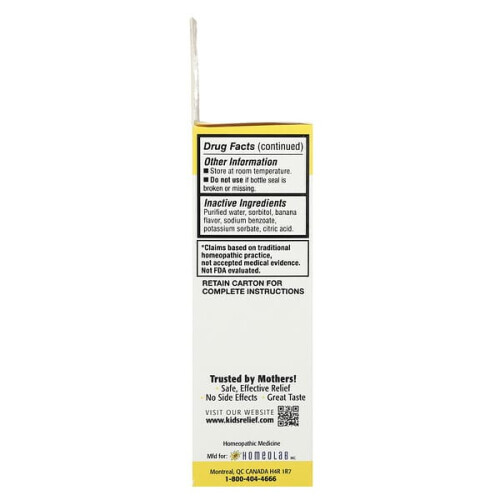 Kids Relief, Solution Buccale Allergies, 0-12 Ans, Banane 1