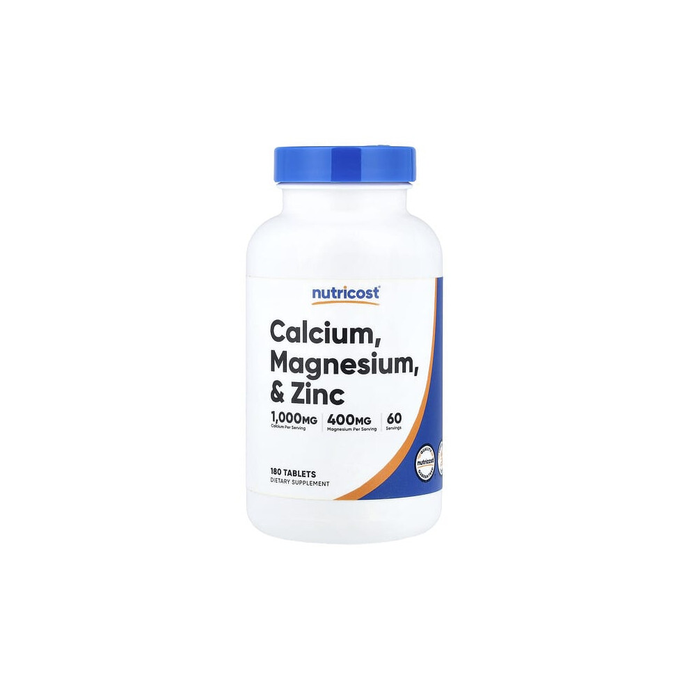 Nutricost Calcium, Magnesium, & Zinc