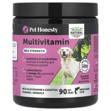 Multivitamin, Maximalstärke, Für erwachsene Hunde, Geräucherter Lachs