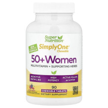 Einfach Eins, 50+ Frauen Multivitamin + Unterstützende Kräuter, Gemischte Beere
