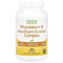 Magnesium & Hawthorn Extract Complex with Taurine, Coleus forskohlii Extract, and Hops