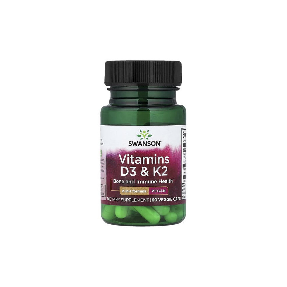 Swanson Vitamins D3 & K2