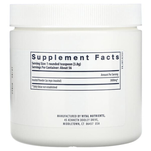 Vital Nutrients Poudre d'Inositol 1