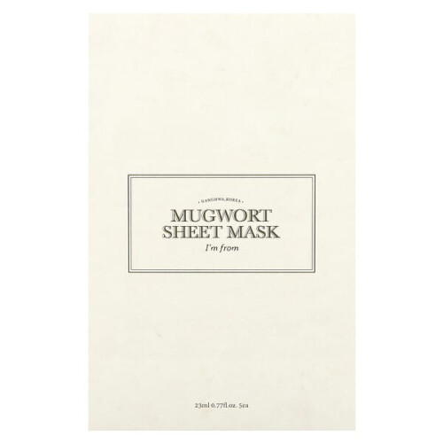 Είμαι Από, Mugwork Beauty Sheet Mask, 5 Sheets, 0.77 fl oz (23 ml) Each 1