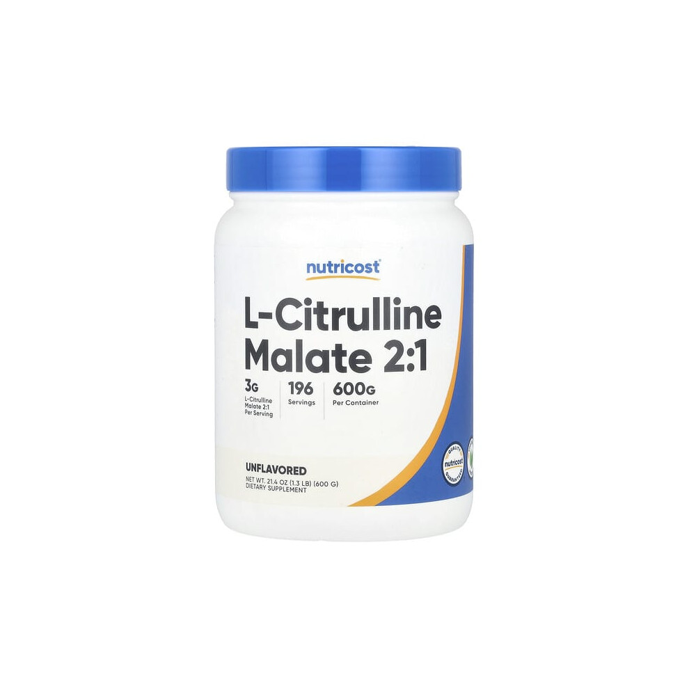 Nutricost L-Citrulline Malate 2:1, Unflavored