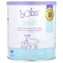 Chèvre, Lait Infantile Enrichi en Fer à Base de Lait de Chèvre en Poudre, 0-12 Mois