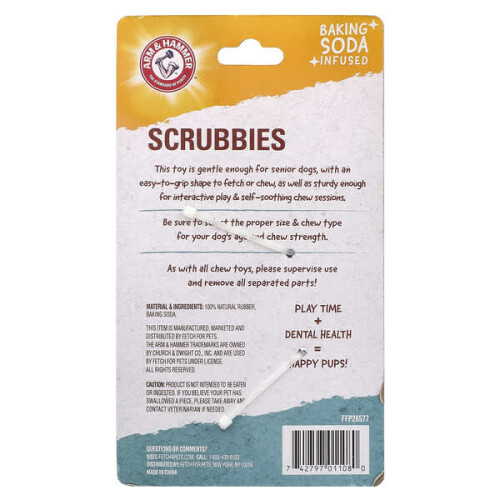 Scrubbies, Jouet Dentaire pour Chiens Âgés, Boomerang 1