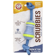 Scrubbies, Jouet Dentaire pour Chiens Adultes, Lance et Tire