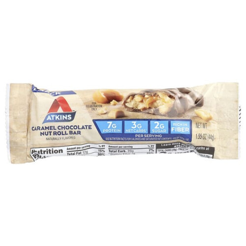 Snack, Karamell-Schokoladen-Nuss-Riegel 2