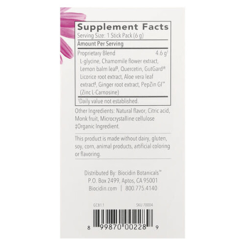 Calme Intestinal, Citron Gingembre 1