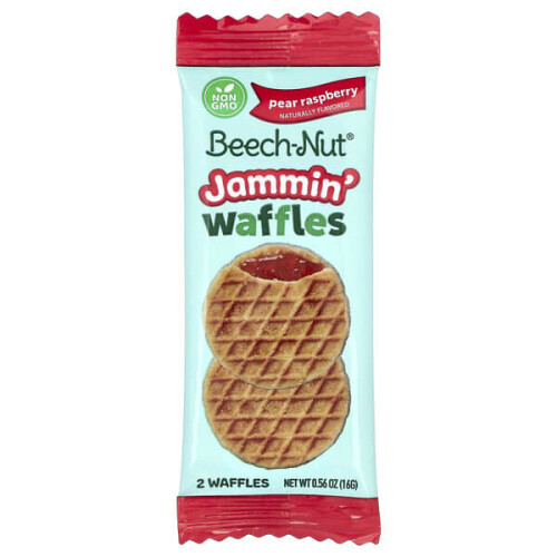 Jammin' Waffles, 12+ Months, Pear Raspberry 1