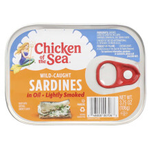 Wild-Caught Sardines in Oil, Lightly Smoked