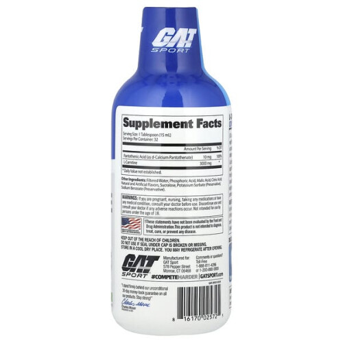 Sport, L-Carnitine, Pomme Verte 1