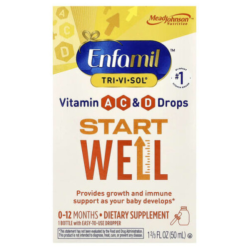Tri-Vi-Soll, Gouttes de Vitamines A, C et D, 0-12 Mois, Fruit