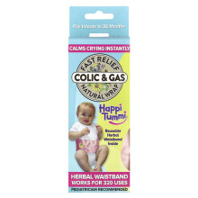 Schnelle Linderung Kolik & Gas, Naturumschlag, Babys bis 36 Monate, Rosa