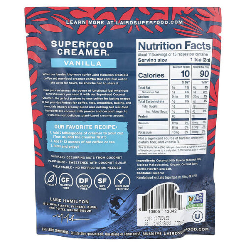 Crémier Superaliments, Vanille 1