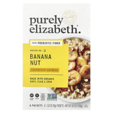 Superfood Oatmeal With Prebiotic Fiber, Banana Nut