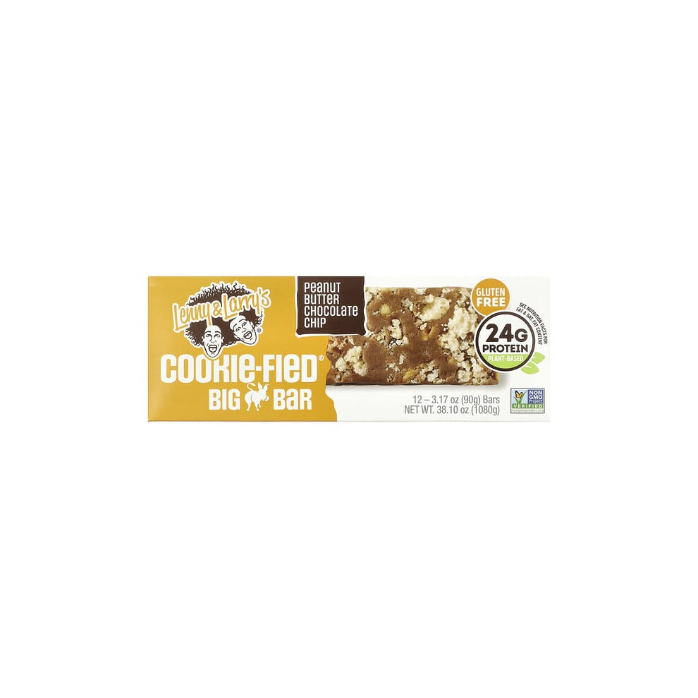 Lenny & Larry's Cookie-Fied Big Bar, Peanut Butter Chocolate Chip