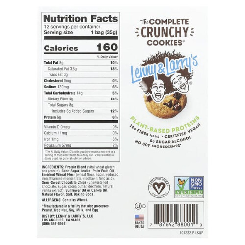 The Complete Crunchy Cookies, Schokoladenstückchen 1
