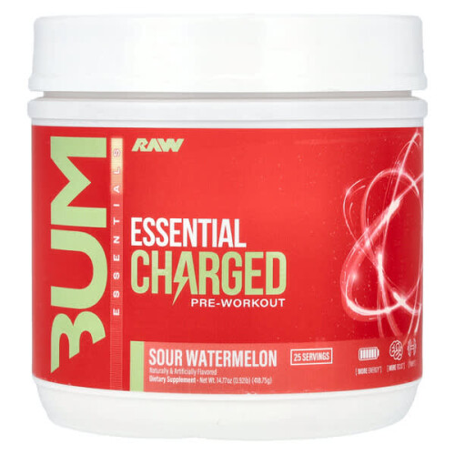 Bum Essentials, Essential Charged Pre-Workout, Saure Wassermelone
