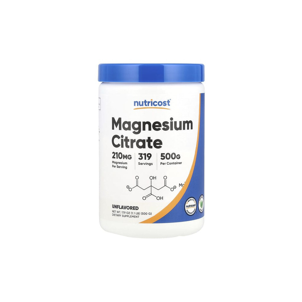 Nutricost Magnesium Citrate, Unflavored