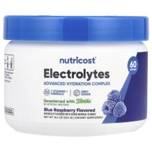 Électrolytes, Complexe d'Hydratation Avancé, Framboise Bleue